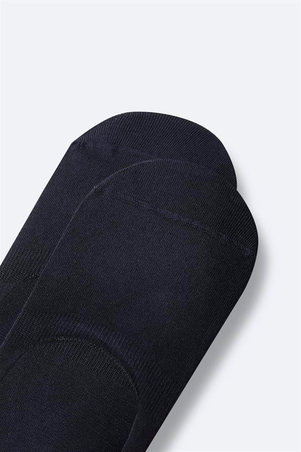 Lacivert Pamuklu Babet Çorap