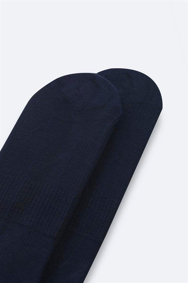 Lacivert Bambu Patik Çorap