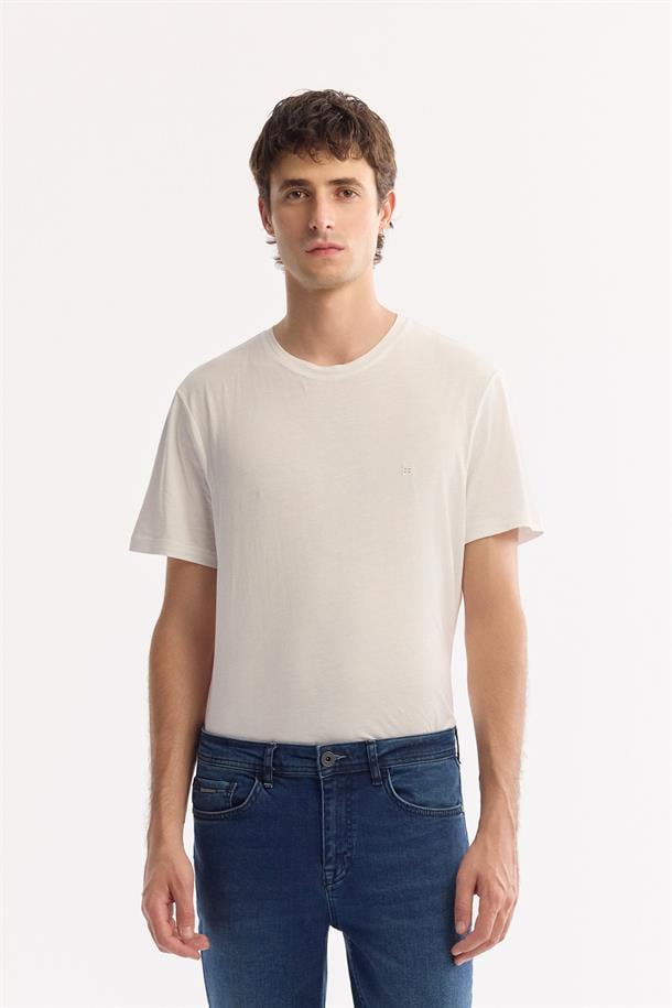 Lacivert Eskitme Yıkamalı Esnek Jean Pantolon