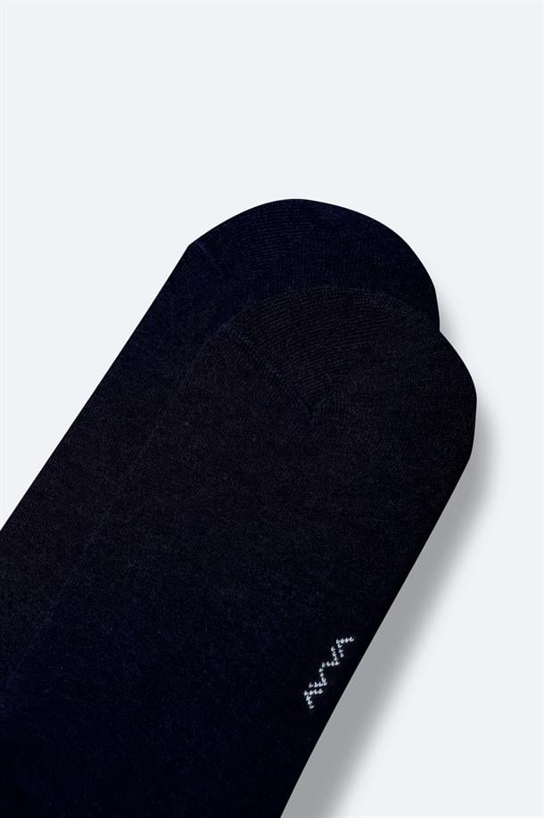 Lacivert Pamuklu Sneaker Çorap