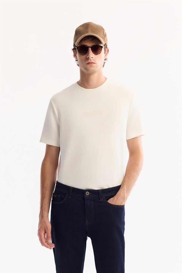 Lacivert Klasik Bel Pamuklu Rins Yıkamalı Jean Pantolon