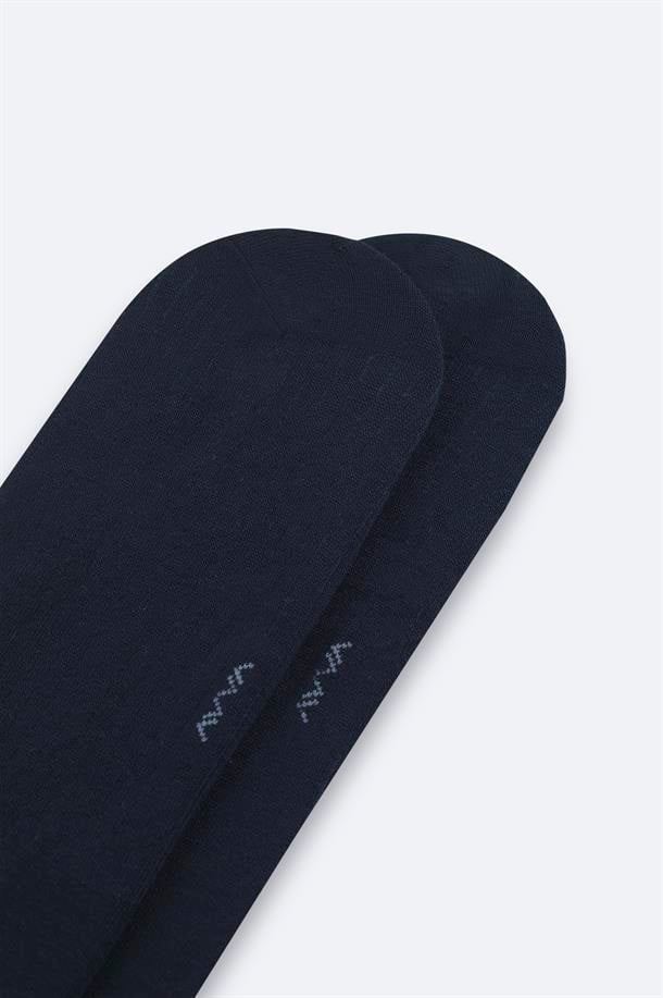 Lacivert Bambu Sneaker Çorap