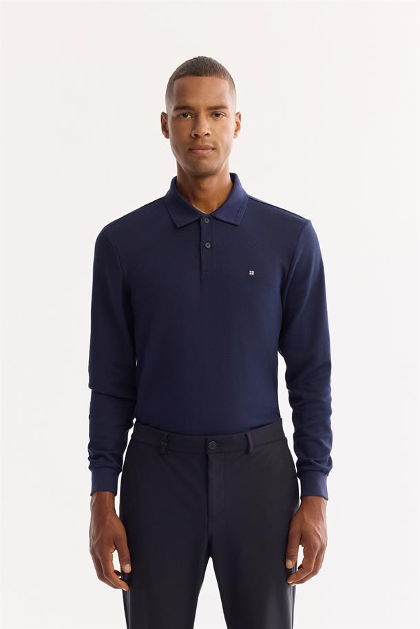 Lacivert Klasik Bel Bi-Stretch Kırışmayan Pantolon