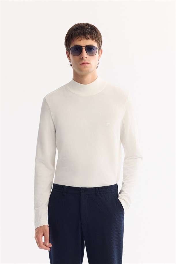 Lacivert Yani Lastikli Bi-Stretch Hafif Pantolon