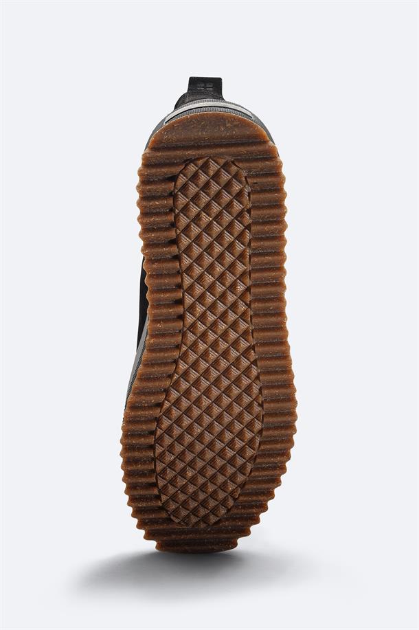 Siyah %100 Süet Esnek Taban Hafif Chelsea Bot