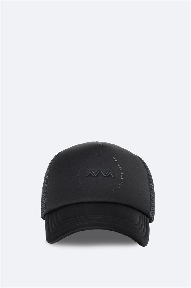 Siyah Baskılı Şapka