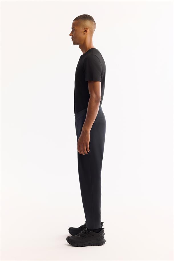 Siyah Beli Lastikli Soft Touch B-Stretch Eşofman Altı