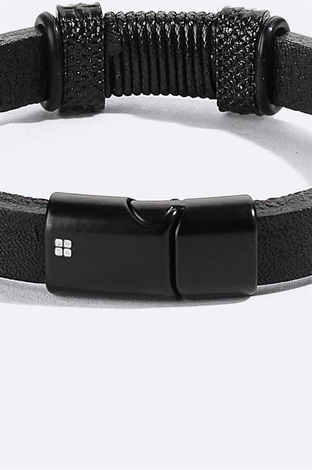 Siyah %100 Deri Bileklik