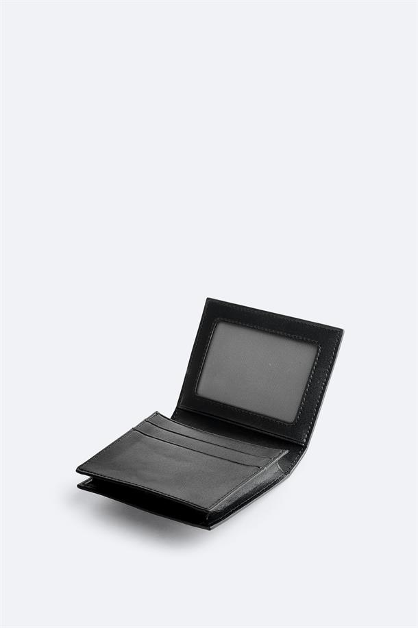 Siyah Hediye Kutulu Dokulu Cüzdan