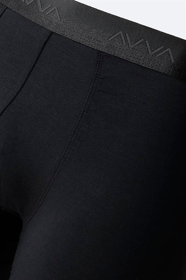Siyah Basic Soft Touch Tekli Boxer