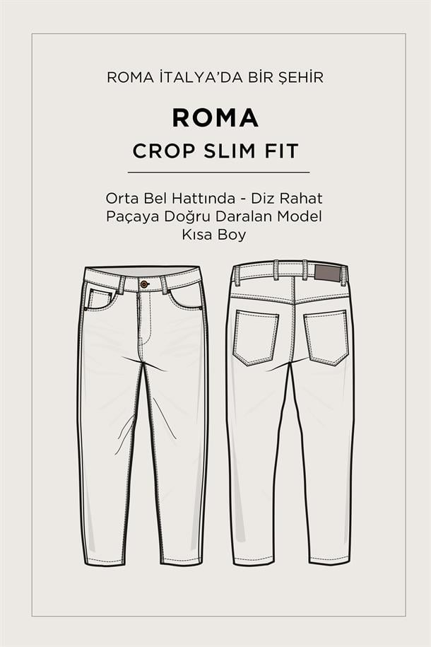 Siyah Klasik Bel Pamuklu Eskitme Yıkmalı Jean Pantolon