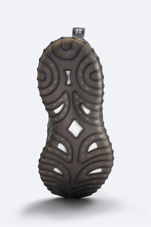 Siyah Nefes Alan Hafif Sneaker Ayakkabı