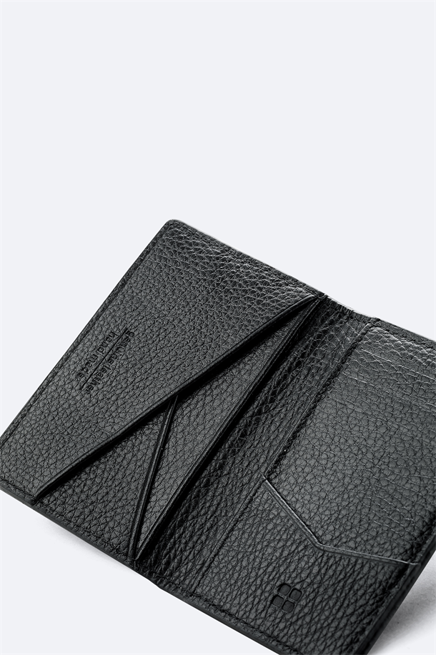 Siyah Hediye Kutulu %100 Deri Cüzdan