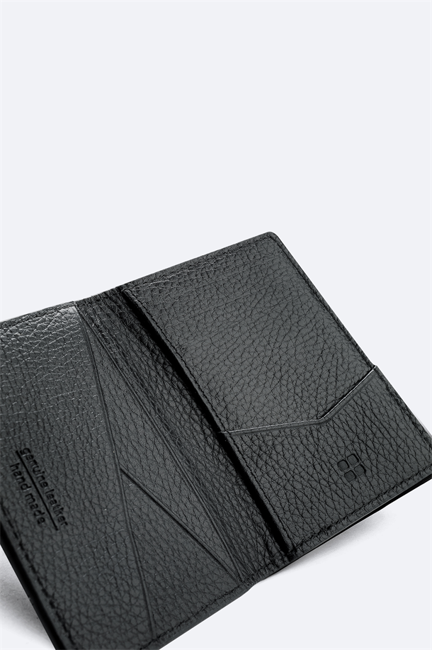 Siyah Hediye Kutulu %100 Deri Cüzdan