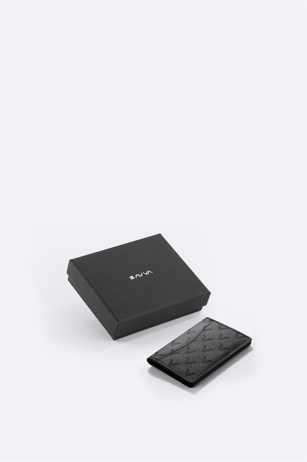 Siyah Hediye Kutulu %100 Deri Cüzdan