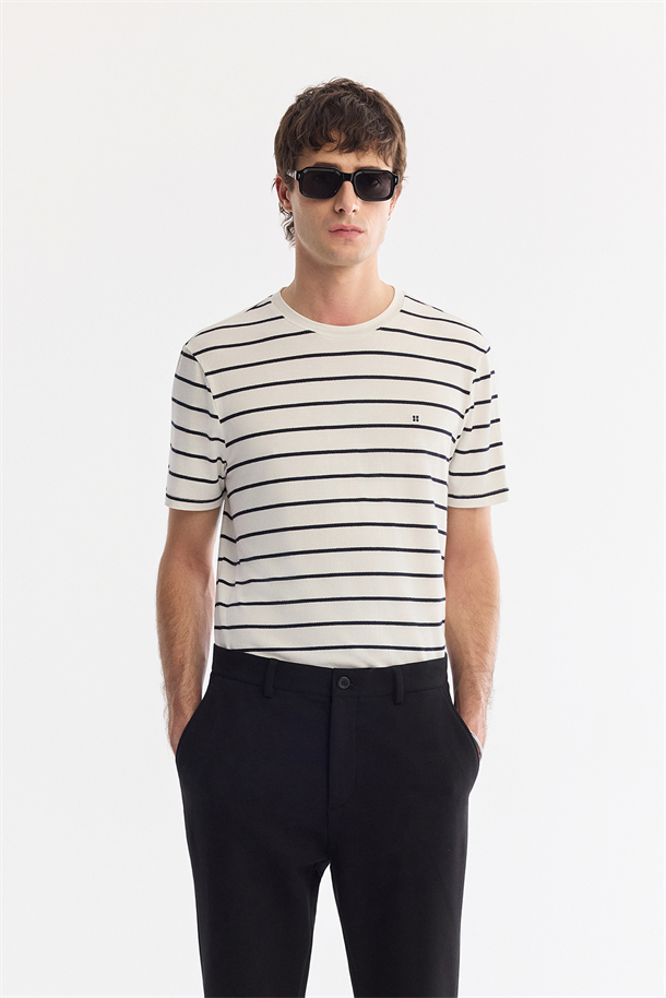 Siyah Klasik Bel Pamuklu Elastan Pantolon