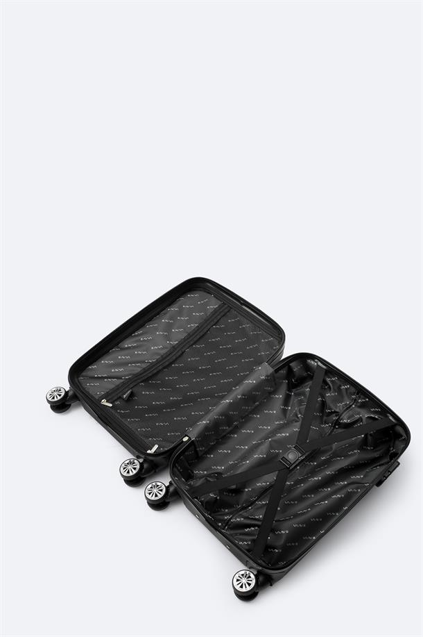 Siyah Kilitlenebilir Küçük Boy Bavul