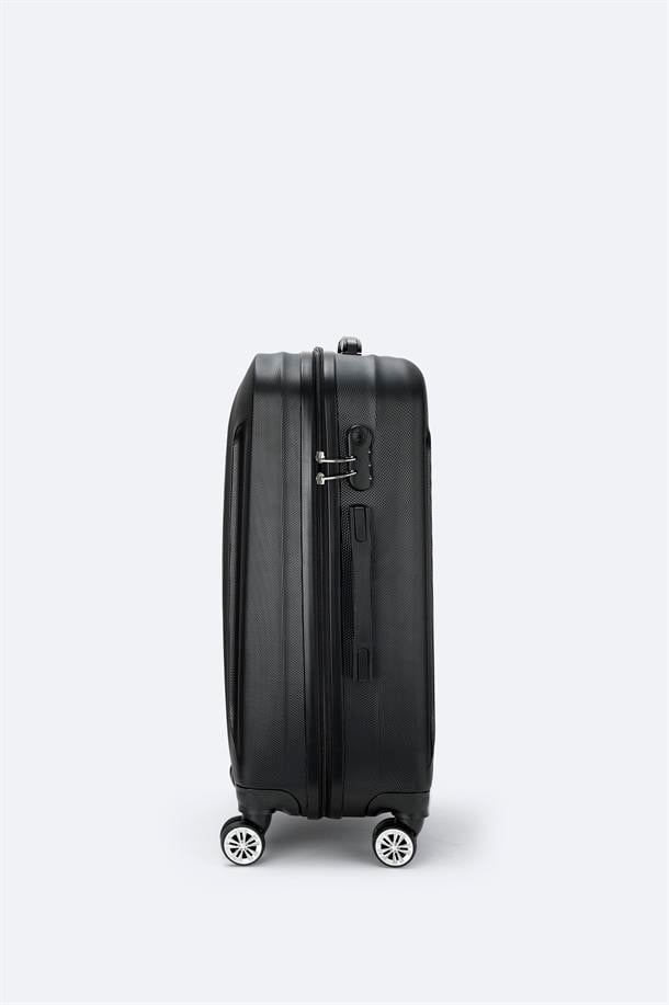 Siyah Kilitlenebilir Orta Boy Bavul