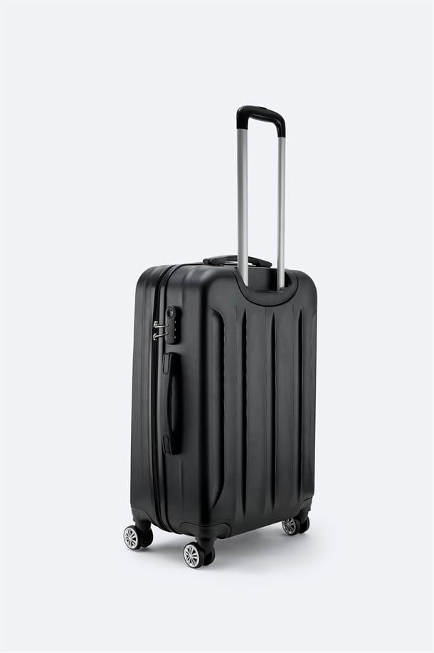 Siyah Kilitlenebilir Orta Boy Bavul