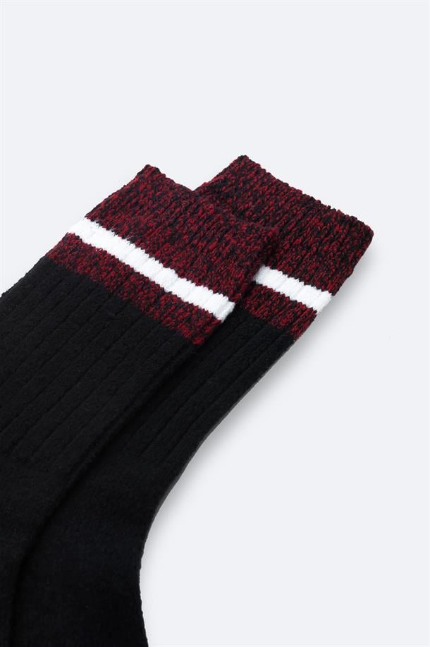 Siyah Soft Touch Soket Çorap