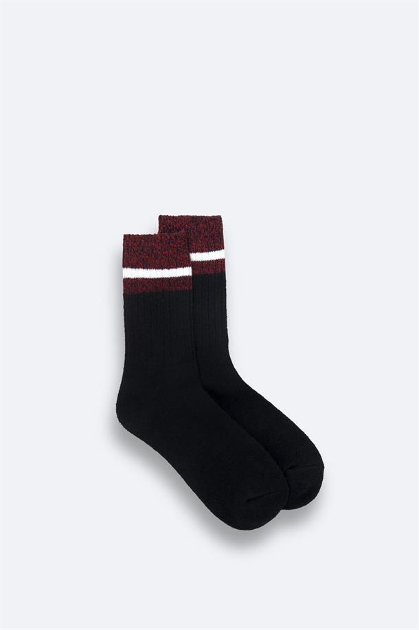 Siyah Soft Touch Soket Çorap