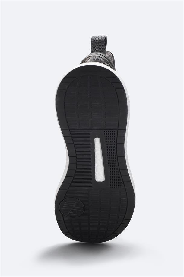 Siyah Nefes Alan Hafif Sneaker Ayakkabı