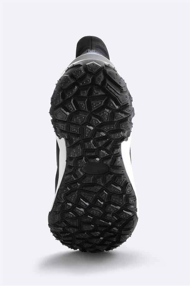 Siyah %100 Kauçuk Taban Su İtici Sneaker Ayakkabı