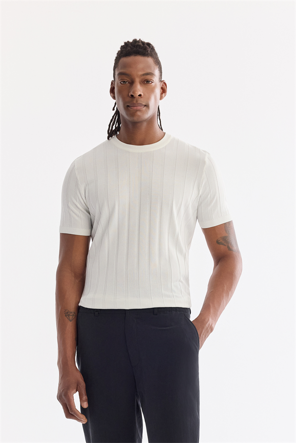 Siyah Yanı Lastikli Soft Touch Pantolon