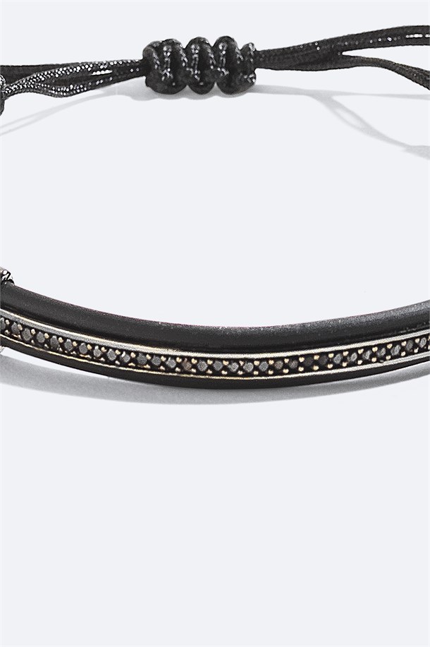 Black Zircon Stone Bracelet
