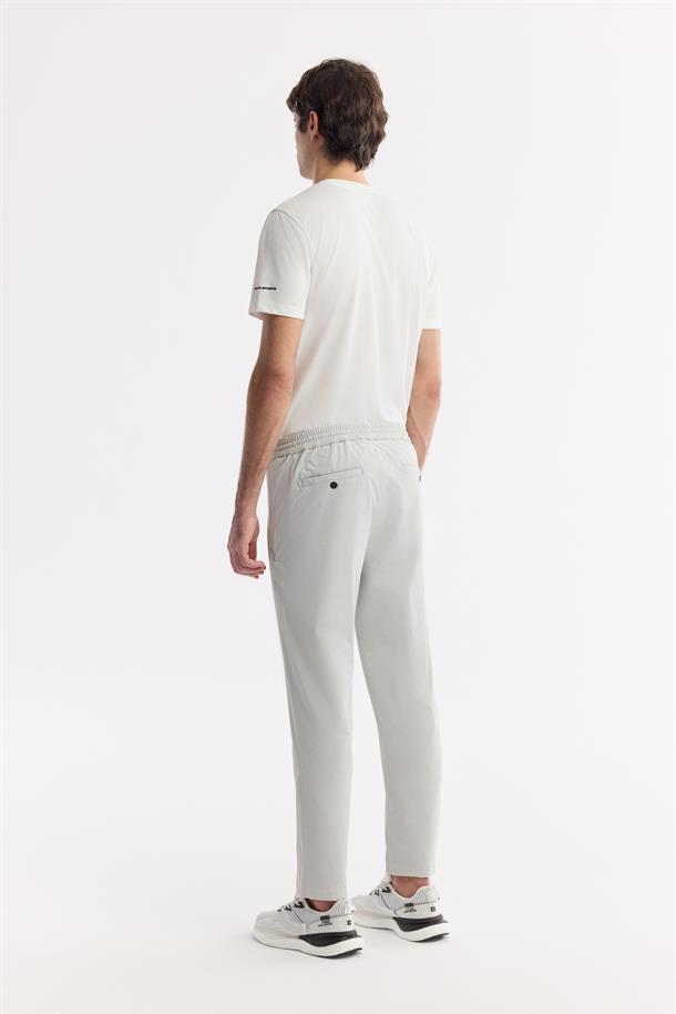 Taş Beli Lastikli Bağcıklı Pileli Pantolon