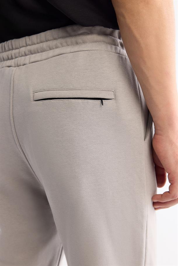 Taş Beli Lastikli Bağcıklı 3 İpik Şardonlu Eşofman Altı