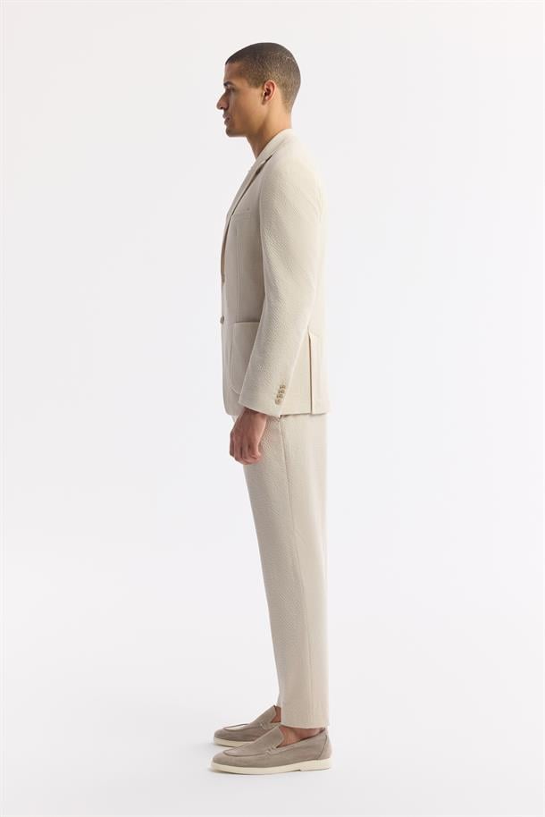 Taş Mono Yaka Viskon Karışımlı Hafif Bi-Stretch Blazer Ceket