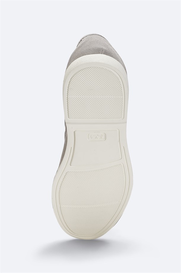 Taş %100 Süet Hafif Loafer Ayakkabı