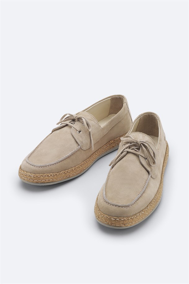 Taş Süet Loafer Ayakkabı