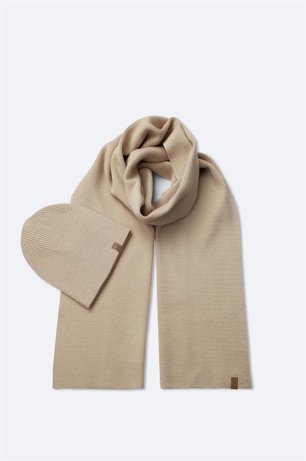 Vizon Basic Triko Atkı Bere Takımı