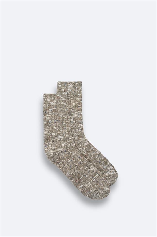 Vizon Pamuklu Nopeli Soket Çorap