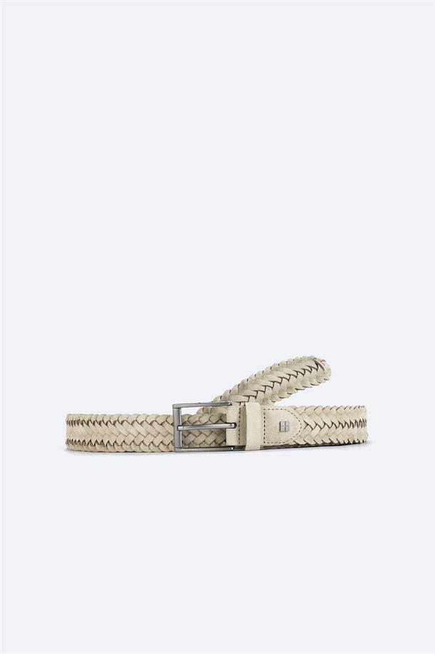 Vizon %100 Deri Örgülü Klasik Tokalı Kemer