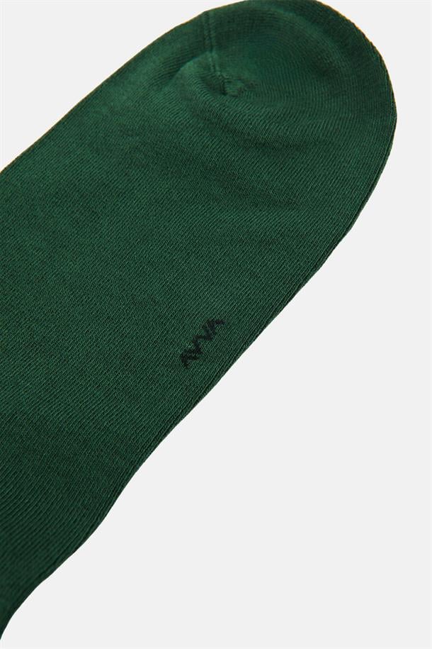 Yeşil Bambu Soket Çorap