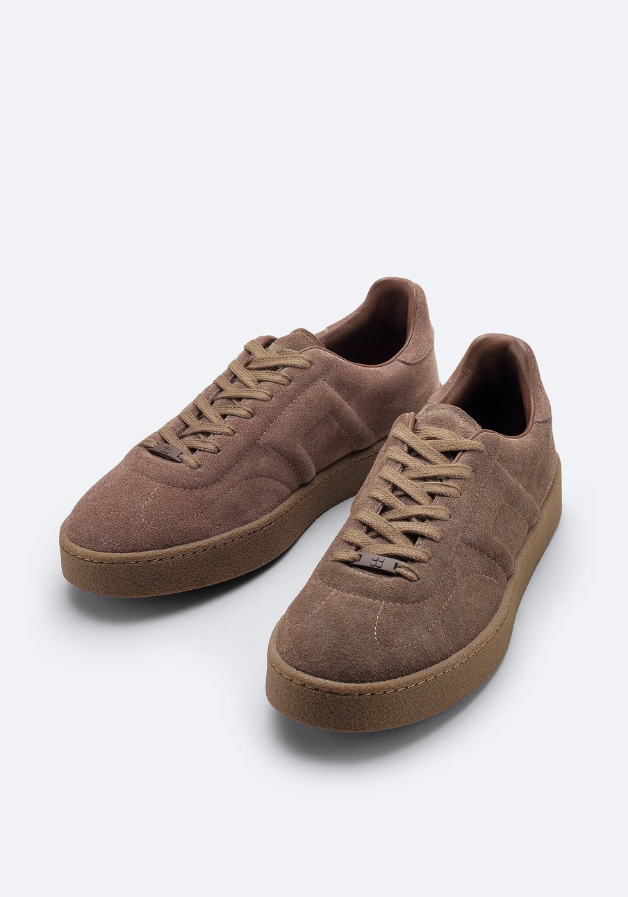 Kahverengi erkek sneaker ayakkabı modeli