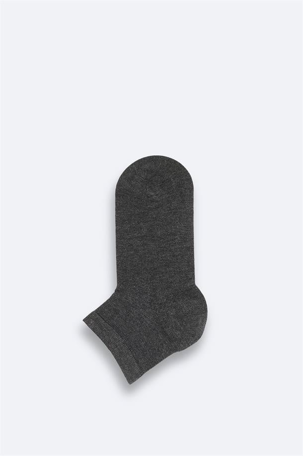Antrasit Bambu Patik Çorap