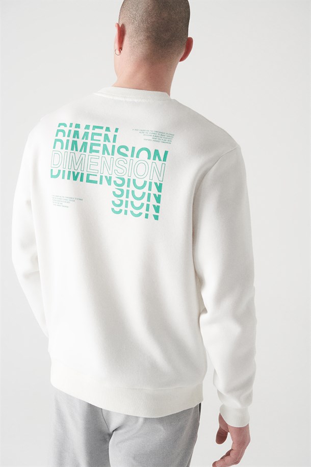 Arkası Baskılı Sweatshirt