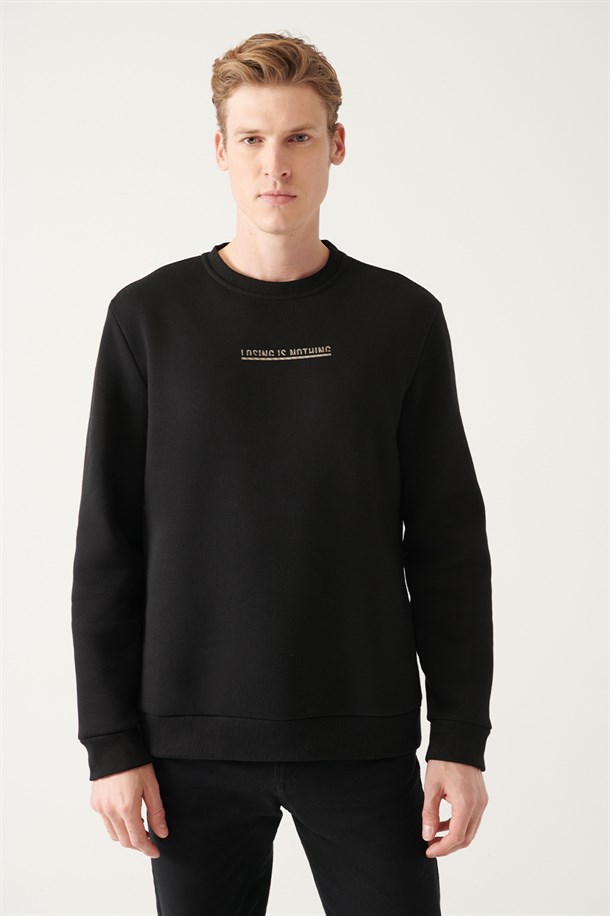 Baskı Desenli Sweatshirt