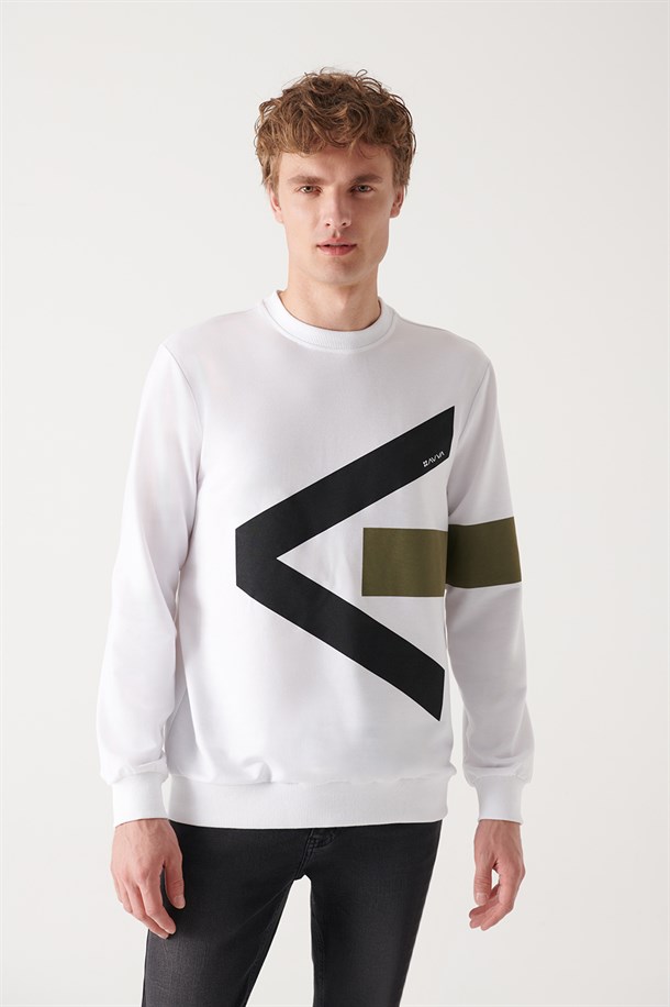 Baskılı Sweatshirt