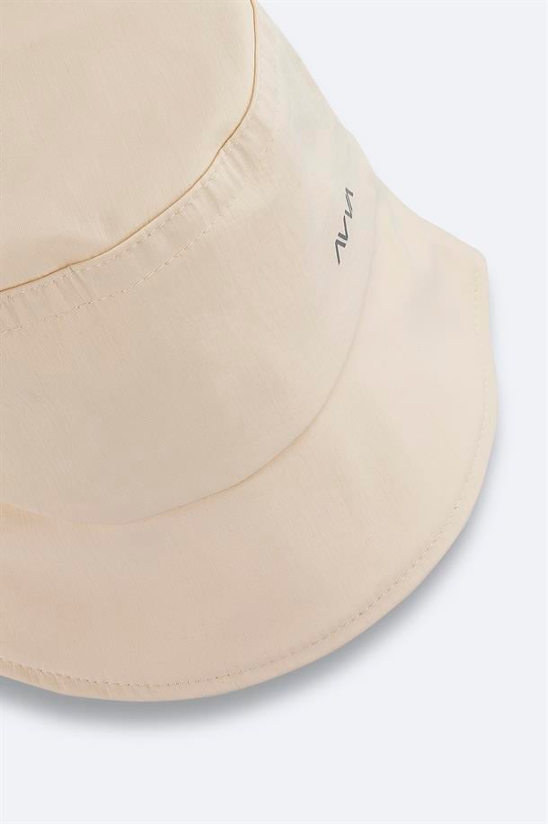 Bej AVVA Baskılı Bucket Şapka