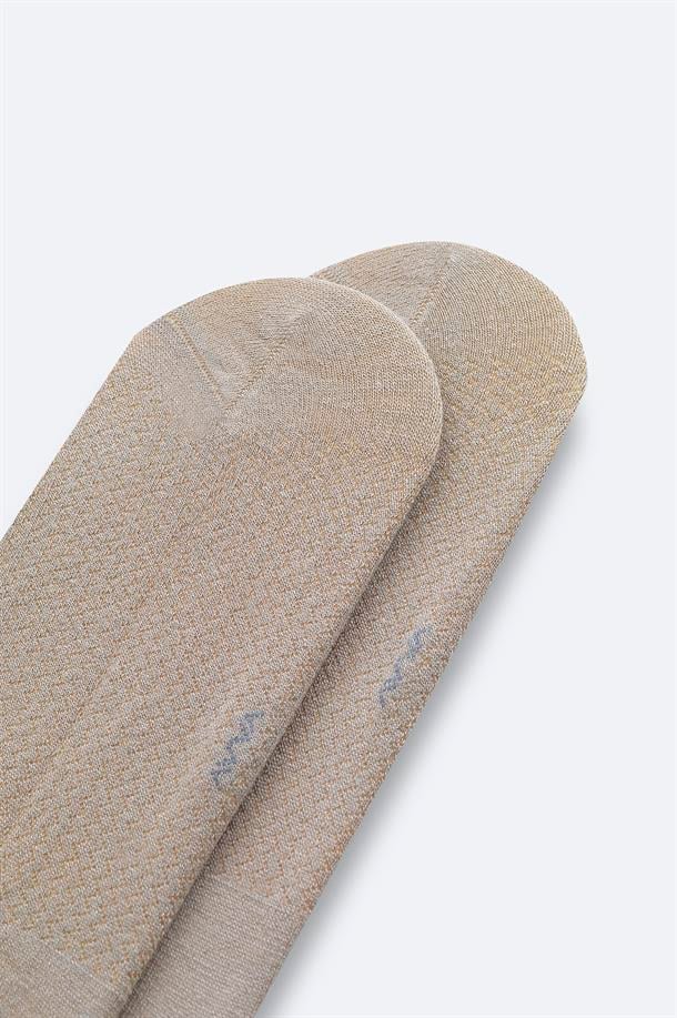 Bej Sneaker Çorap