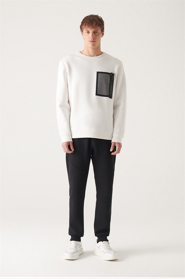 Kontrast Cepli Sweatshirt