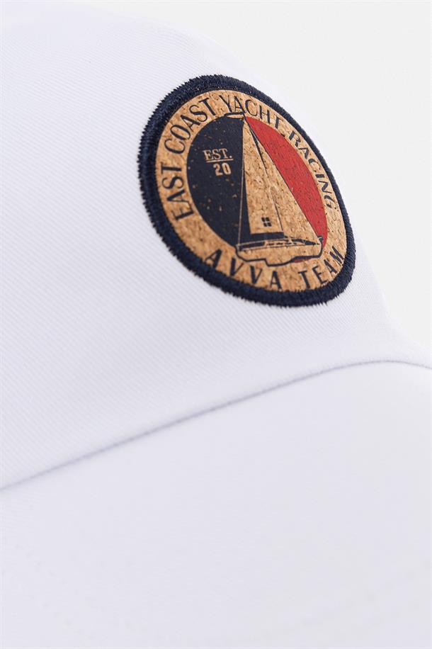 Beyaz Logolu Spor Şapka