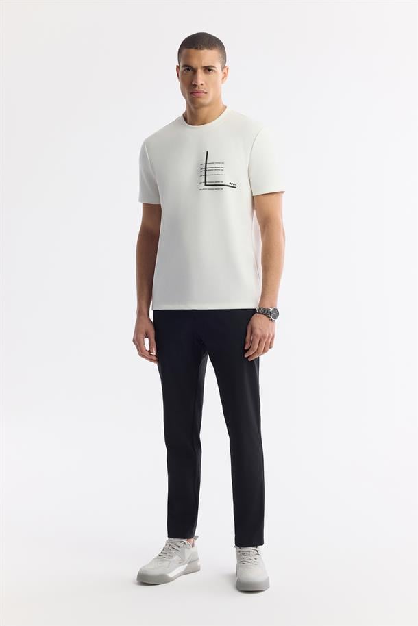 Bisiklet Yaka Enjeksiyon & Transfer Cep Baskılı İnterlok T-Shirt