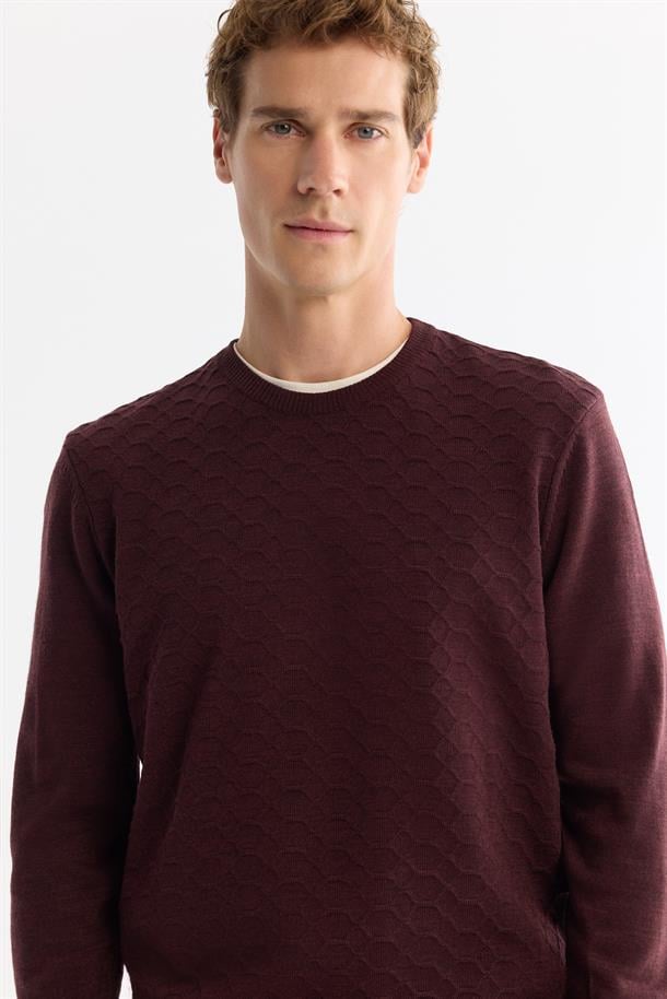 Bordo Dokulu Basic Kazak