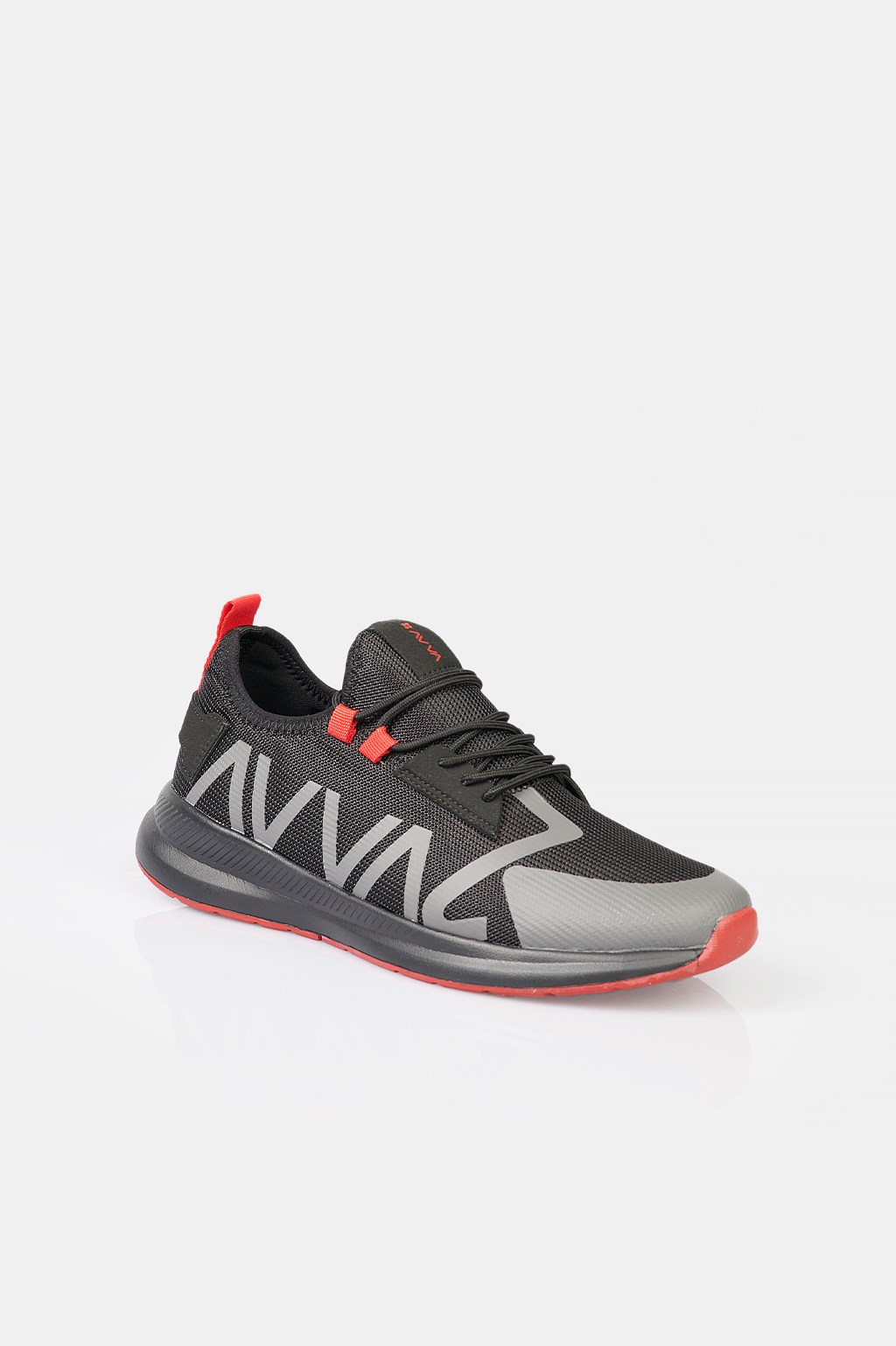 Siyah-Kırmızı Spor Ayakkabı